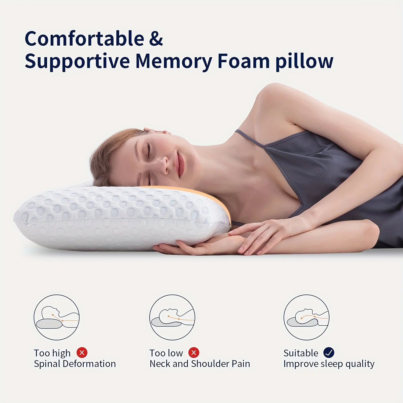 MUUGEM Cervical Relief Pillow