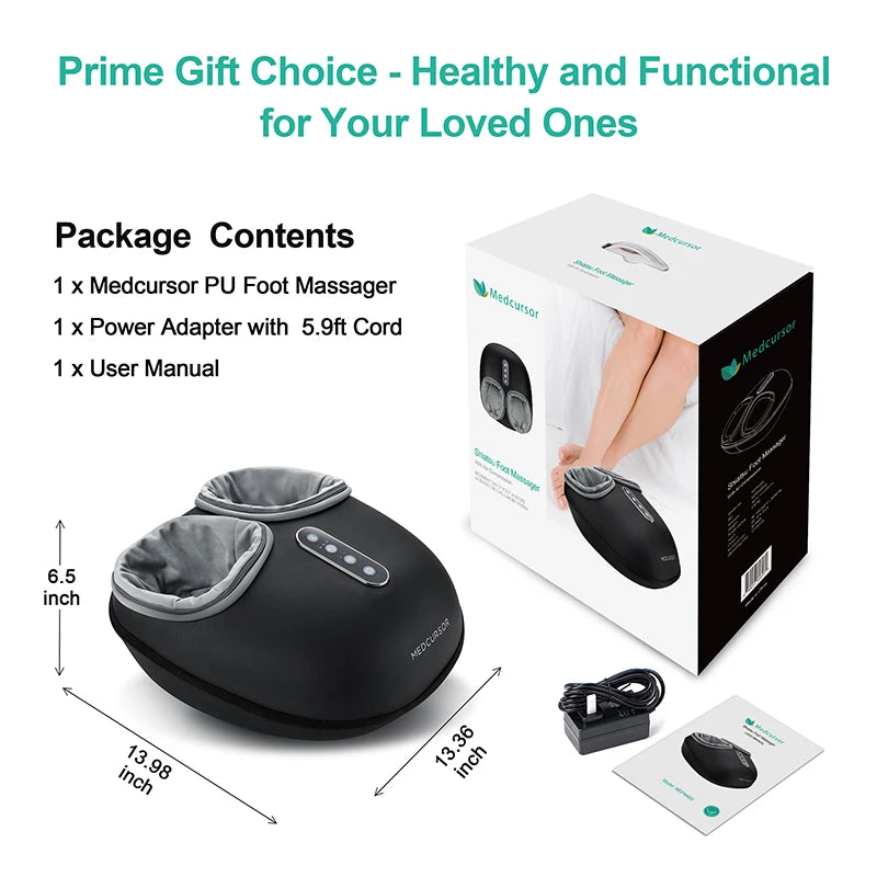 Shiatsu Foot Massager with Heat
