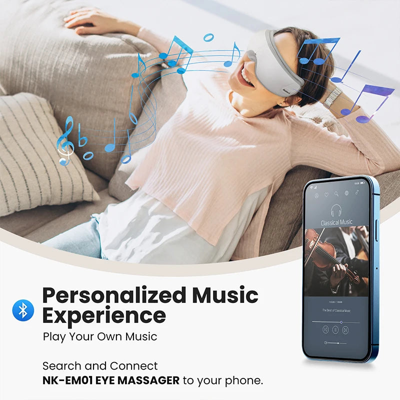 Heated Eye Massager (Bluetooth)