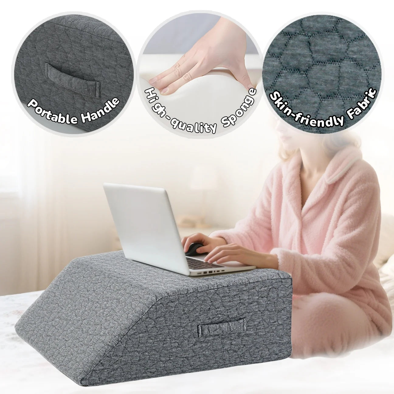 Bed Wedge Reading Pillow