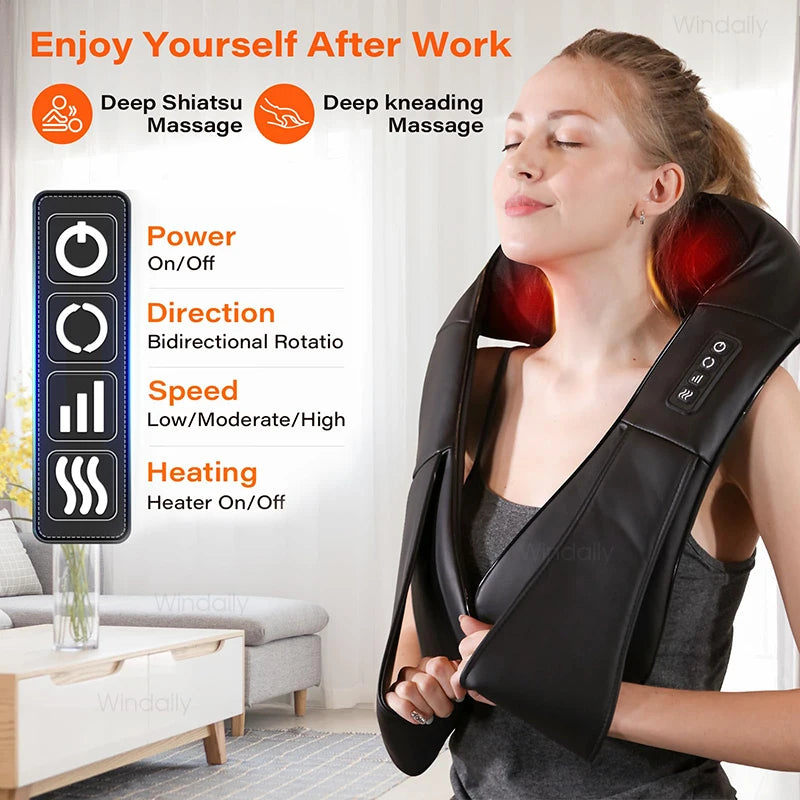 4D Shiatsu Neck & Shoulder Massager