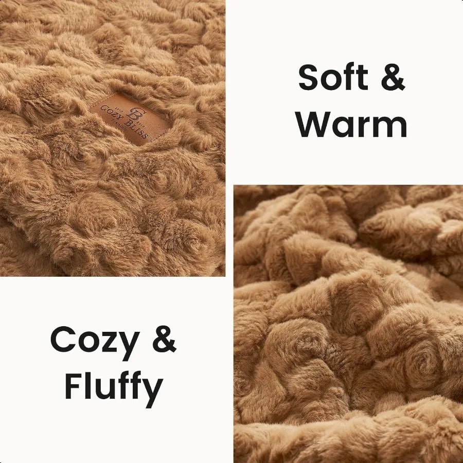 Faux Fur Throw Blanket