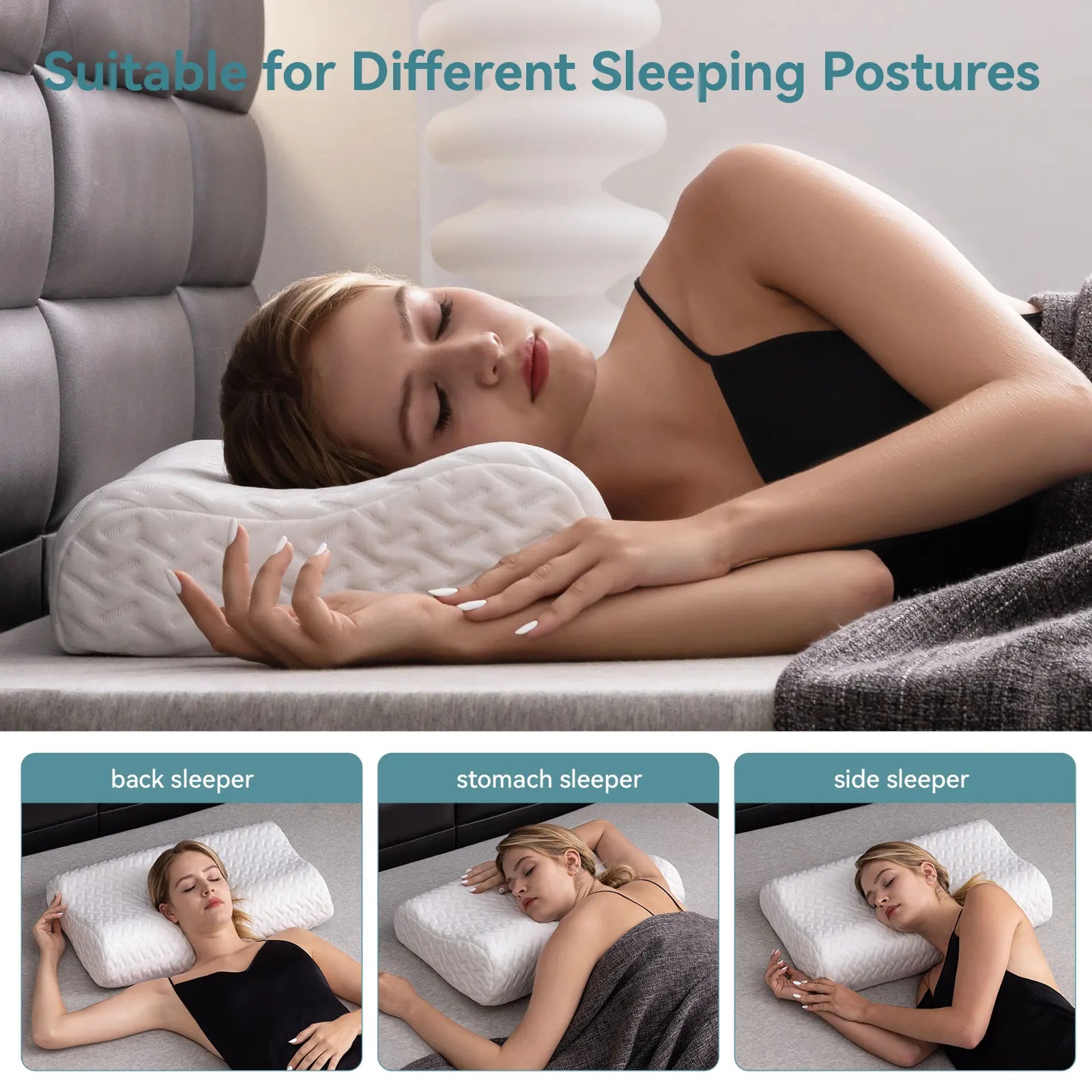 Ergonomic Memory Neck Pillow