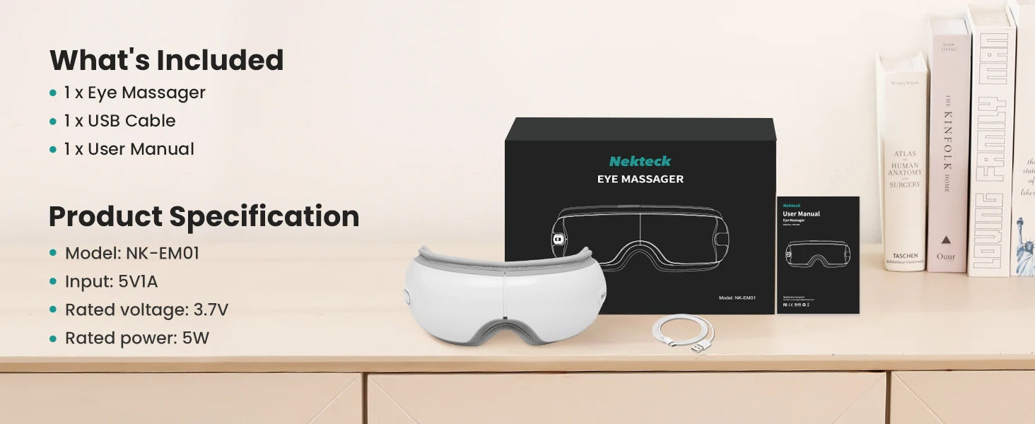 Heated Eye Massager (Bluetooth)