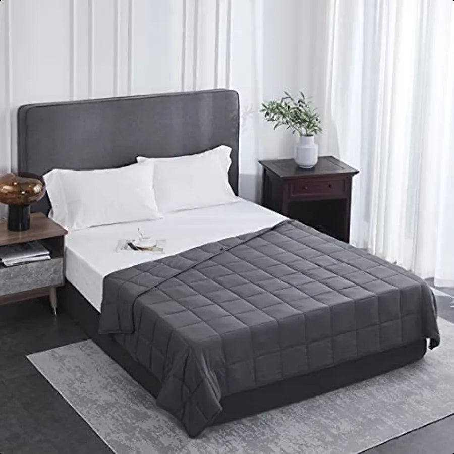 Dark Grey Weighted Cooling Blanket