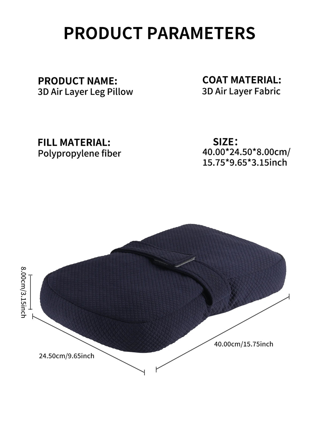 Side Sleeper Knee Pillow
