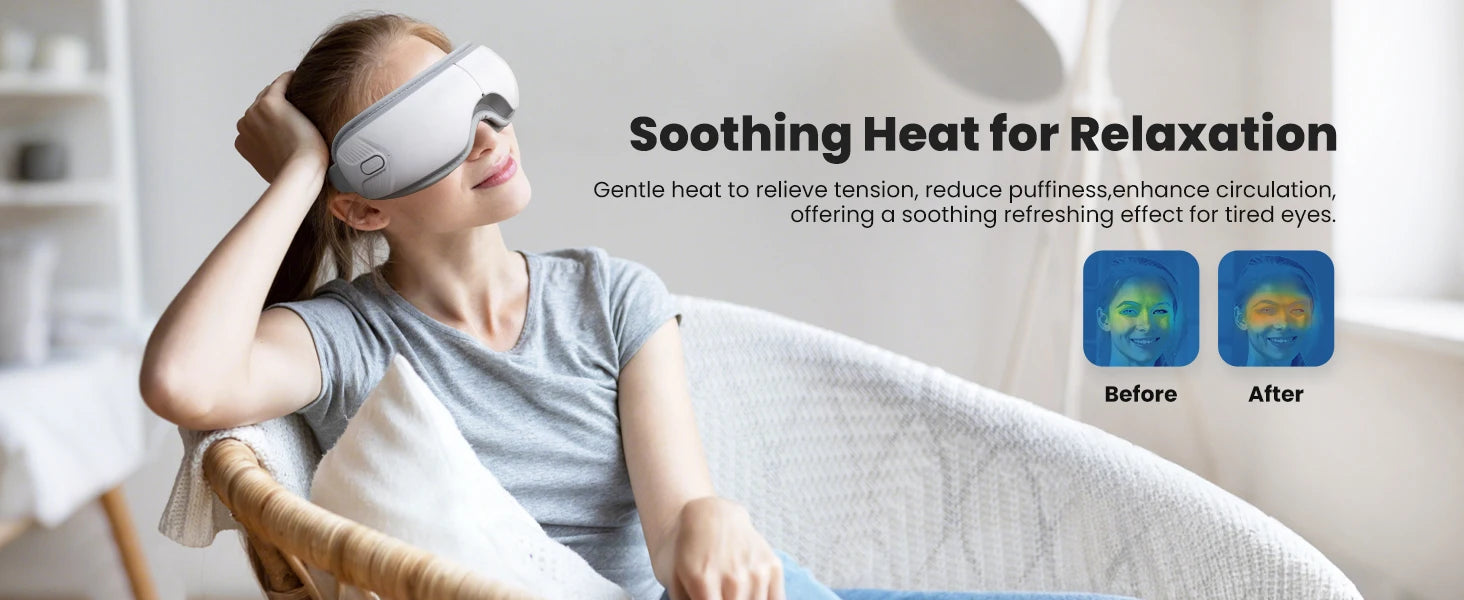 Heated Eye Massager (Bluetooth)