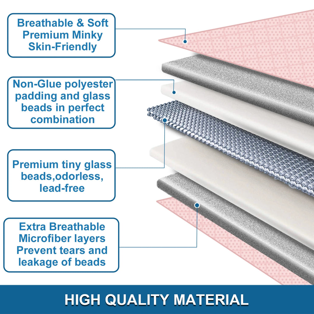 Pink Sherpa Weighted Throw