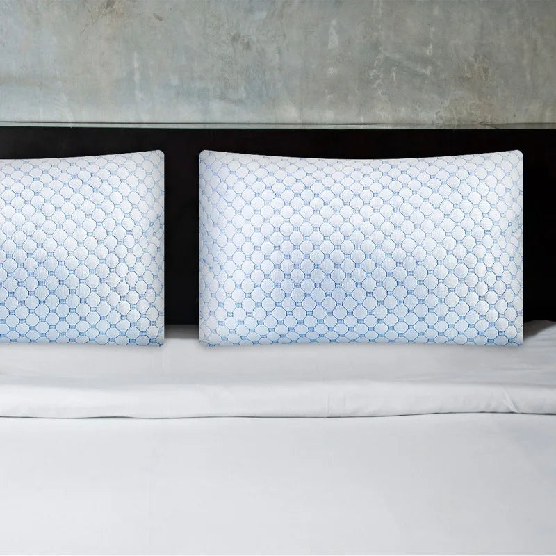 Cooling Memory Foam Pillow (2-Pack)