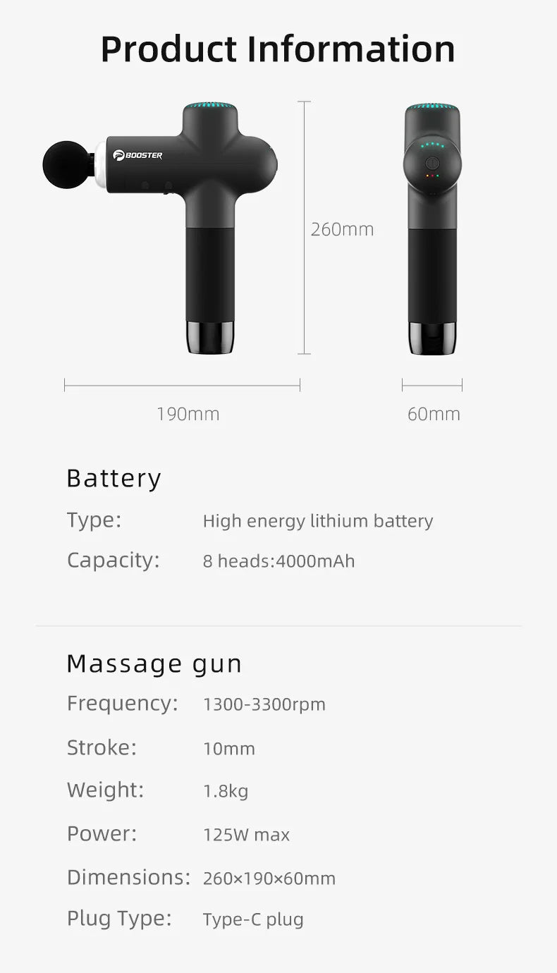 Booster Electric Neck Massage Gun