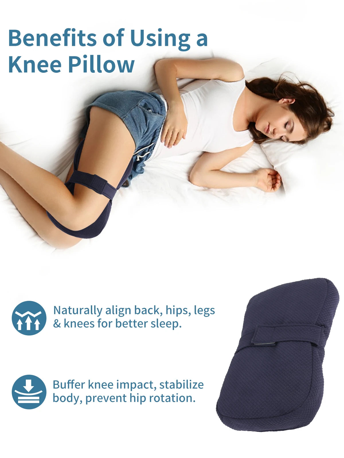 Side Sleeper Knee Pillow