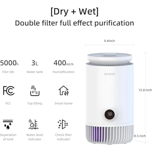 2-in-1 Humidifier & Air Purifier