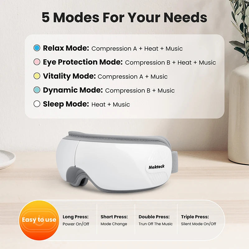 Heated Eye Massager (Bluetooth)