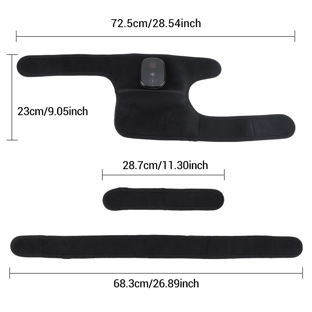 3-in-1 Heating Massage Belt (Waist/Knee/Shoulder)