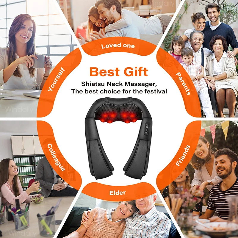 4D Shiatsu Neck & Shoulder Massager