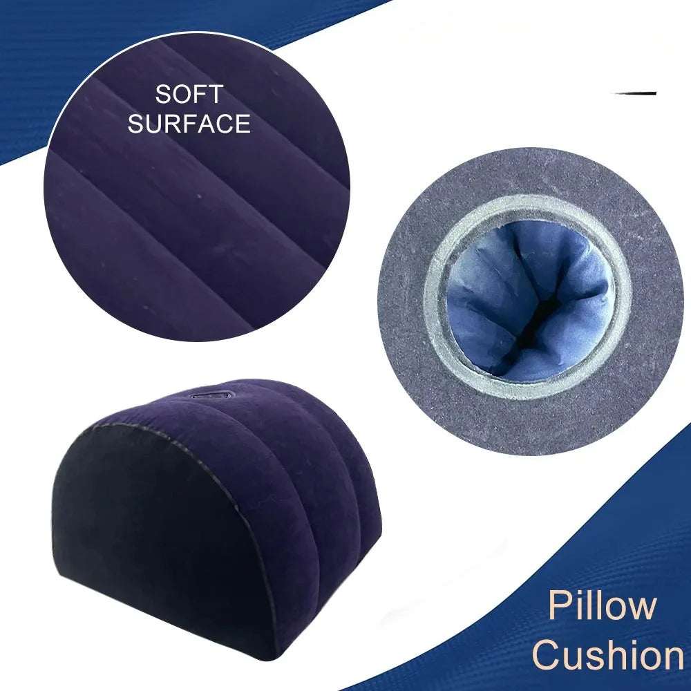 Half-Circle Leg Support Pillow