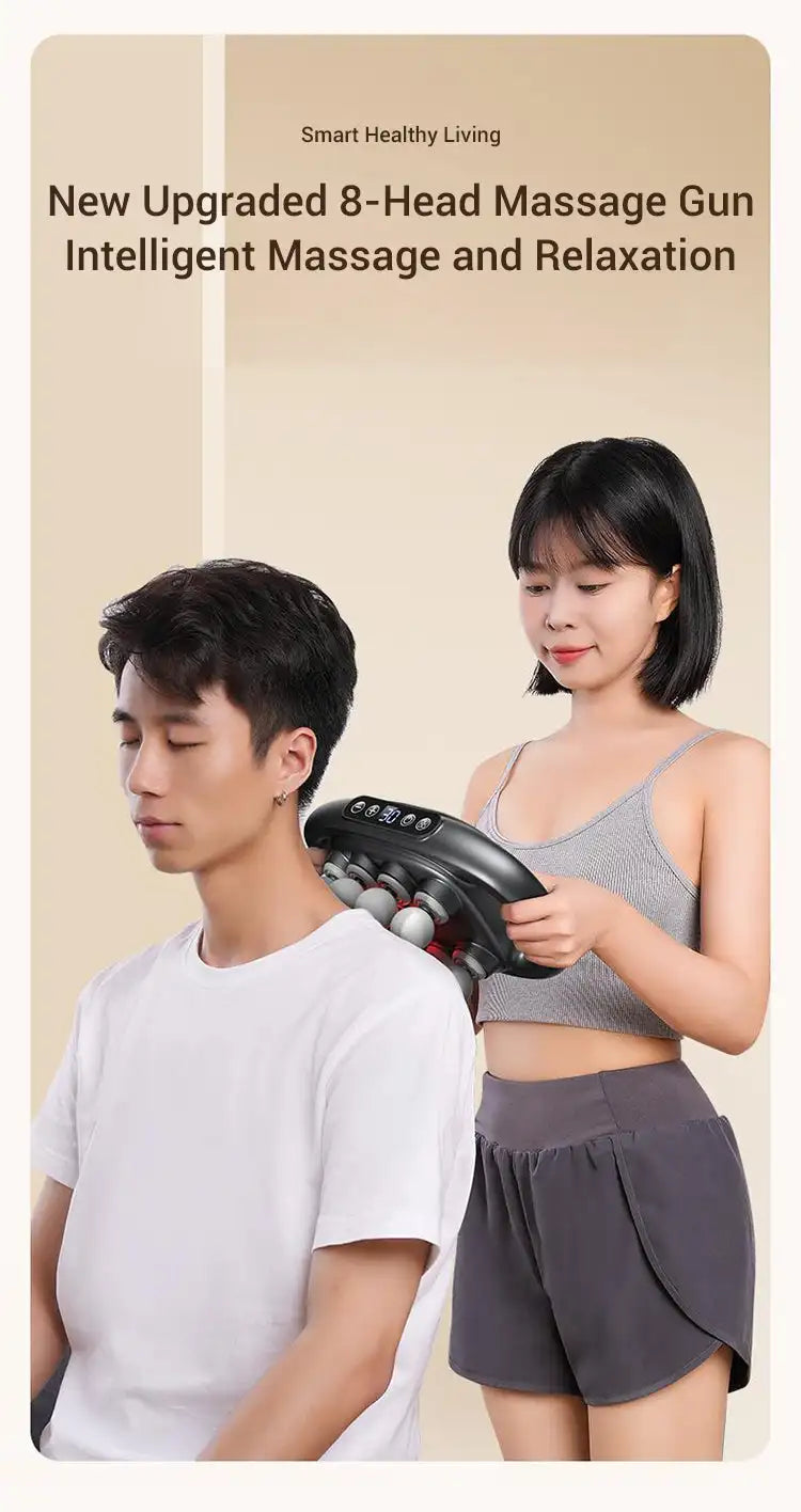 High-Freq Massage Gun – 8/16 Head