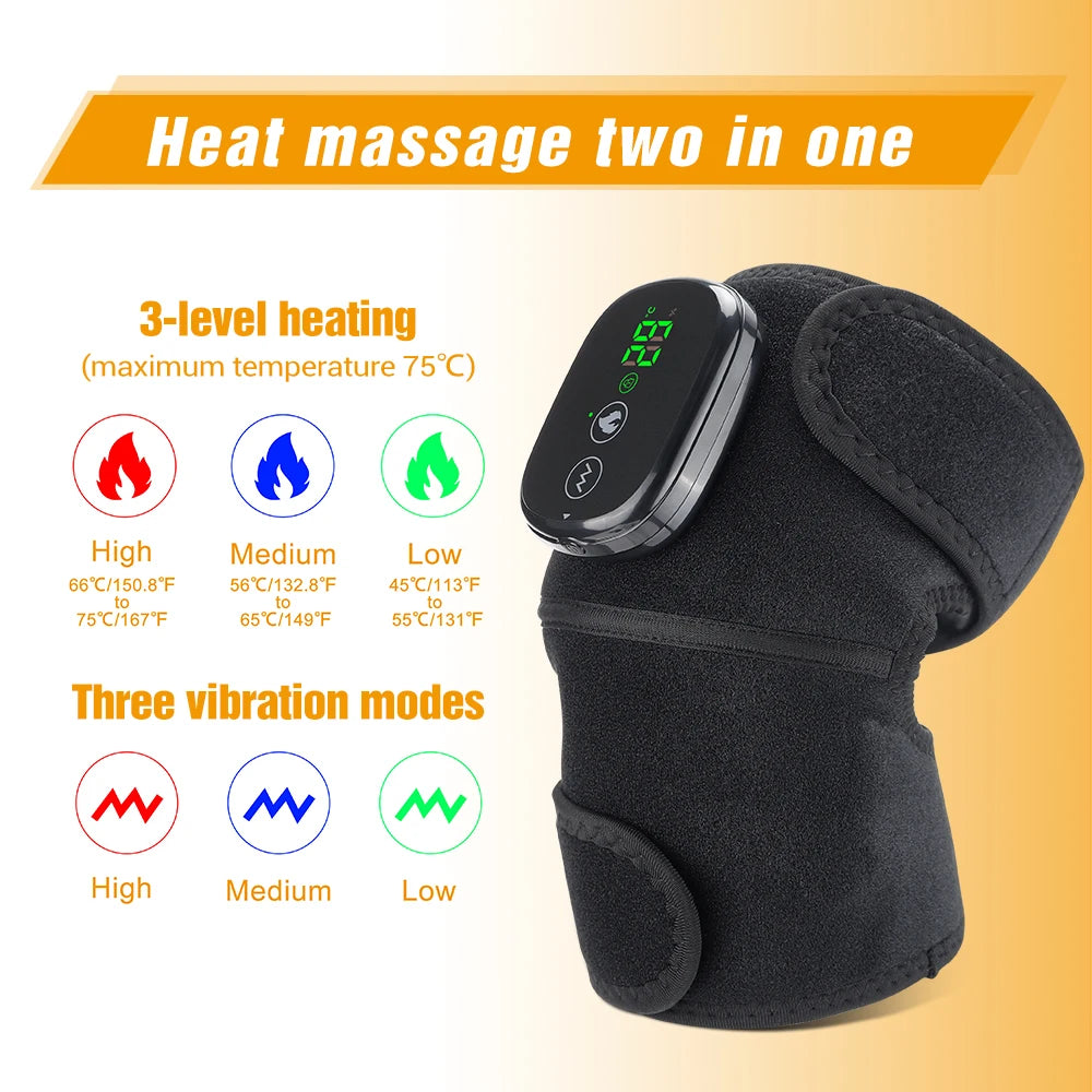 3-in-1 Heating Massage Belt (Waist/Knee/Shoulder)